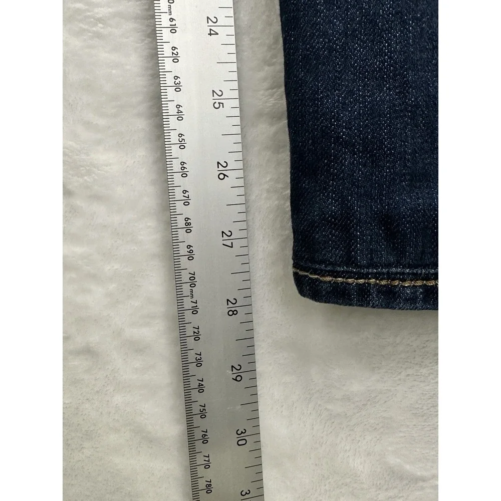 True Religion Men's 40 Blue Super T Flap Jeans Mb3 Thick Stitch Semetary Keef